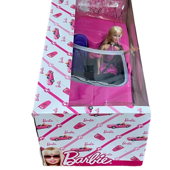 6b592829-cd9a-51cc-a839-  Radio Control Bbarbie Corvette Car With Doll 2009 MIB NEW!